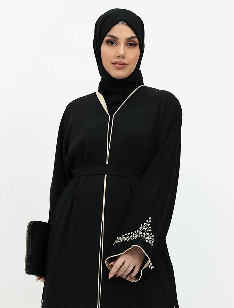 Cream Hareem Abaya